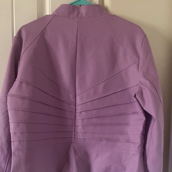 New York & Company Lavender Leather Jacket - Picture 7 of 7